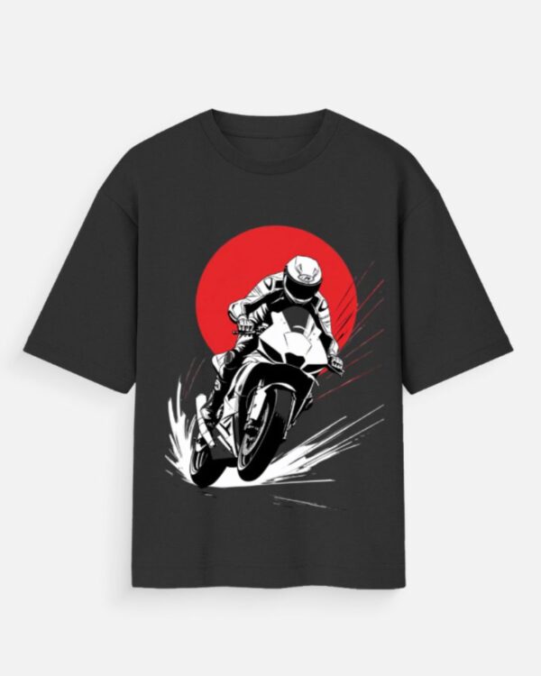 Ride Fast Black Ride Fast Oversized T-shirt